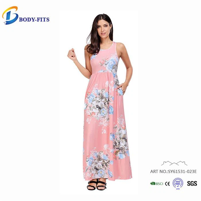 Print Holiday Dress For Ladies